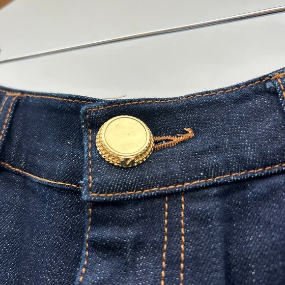 New Marciano By Guess Kylie Relaxed Denim Wide Leg Pants Dark Jeans 25 x 34 - Picture 10 of 15